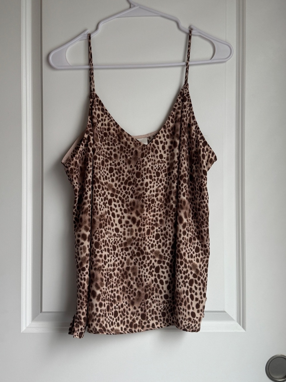 A New Day leopard print tank top with adjustable straps size L - Picture 3 of 8